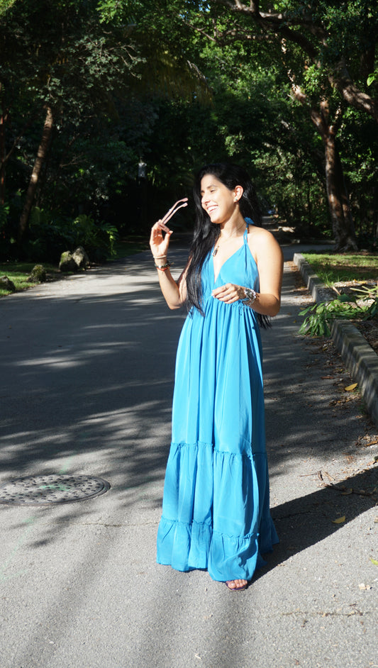 Blue Maxi Dress