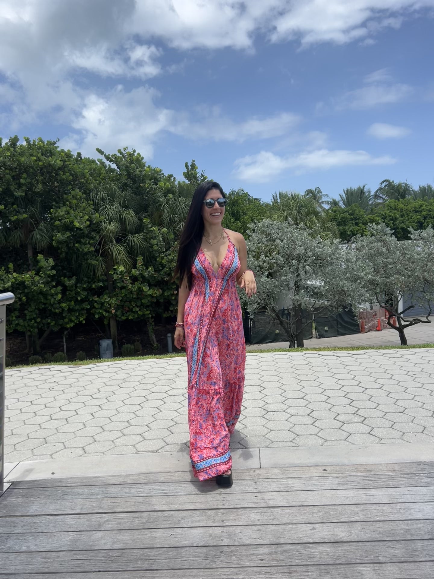 Pink Long Dress